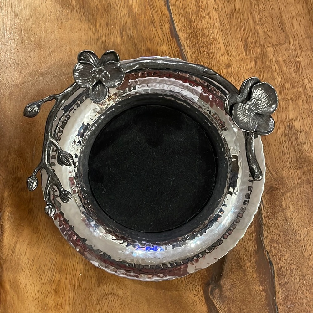 Michael Aram Black Orchid Wine Coaster